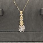 ⁦نصف طقم ذهب عيار 18 الوزن 8.04 جرام⁩ - الصورة ⁦3⁩