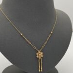 ⁦عقد ذهب عيار 18 الوزن 5.46 جرام⁩ - الصورة ⁦2⁩