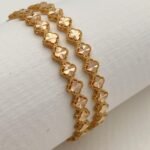 ⁦غوايش اطفال ذهب عيار 21 الوزن 4.08 جرام⁩ - الصورة ⁦2⁩