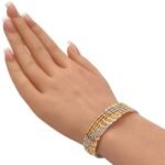 اسورة ذهب دوريكا عيار 18 وزن 17.9 جم تنبض بالرقي لاطلاله فخمه