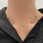 عقد ذهب عيار 18 الوزن 1.94 جرام