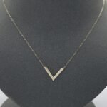 ⁦عقد ذهب عيار 18 الوزن 0.80 جرام⁩ - الصورة ⁦3⁩