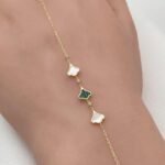 ⁦كف ذهب عيار 18 الوزن 1.71 جرام⁩ - الصورة ⁦3⁩