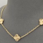 ⁦عقد ذهب عيار 18 الوزن 15 جرام⁩ - الصورة ⁦2⁩