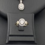 ⁦طقم ذهب عيار 18 الوزن 12.42 جرام⁩ - الصورة ⁦2⁩