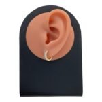 حلق ذهب عيار 18 الوزن 2.11 جرام