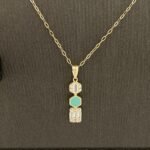 ⁦نصف طقم أطفال ذهب عيار 18 الوزن  3.45 جرام⁩ - الصورة ⁦4⁩