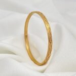 غويشة ذهب عيار 21 الوزن .8.05 جرام ( مقاس 18 )