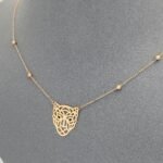 ⁦عقد التايغر ذهب عيار 21 وزن 1.47 جم لإطلالة عصرية أنيقة⁩ - الصورة ⁦6⁩