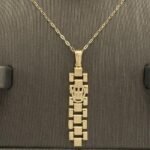 ⁦نصف طقم ذهب عيار 18 الوزن 9.69 جرام⁩ - الصورة ⁦3⁩