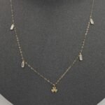 ⁦عقد تشوكر ذهب عيار 18 الوزن 0.70 جرام⁩ - الصورة ⁦6⁩