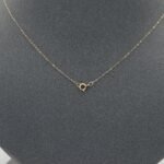 ⁦عقد ذهب عيار 18 الوزن 0.69 جرام قطعة ذهب بسيطة تلفت النظر⁩ - الصورة ⁦3⁩