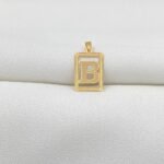 تعليقه حرف B ذهب عيار 18 الوزن 0.33 جرام