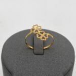 ⁦خاتم ذهب عيار 21 الوزن 0.64 جرام⁩ - الصورة ⁦2⁩