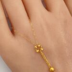 ⁦كف ذهب عيار 21 الوزن 1.05 جرام⁩ - الصورة ⁦3⁩