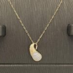 ⁦نصف طقم ذهب عيار 18 الوزن 5.52 جرام⁩ - الصورة ⁦2⁩