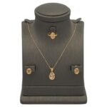 نصف طقم ذهب عيار 21 الوزن 3.20 جرام