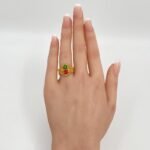 خاتم ذهب عيار 21 الوزن 4.11 جرام