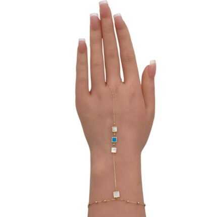 كف ذهب عيار 18 الوزن 1.7 جرام