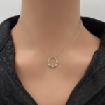 عقد ذهب عيار 18 الوزن 0.95 جرام