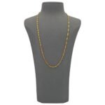 سلسال ذهب عيار 21 الوزن 8 جرام تصميم مبروم بسيط