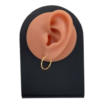 حلق ذهب عيار 21 الوزن 0.95 جرام