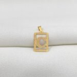 تعليقه حرف C ذهب عيار 18 الوزن 0.3 جرام