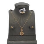 نصف طقم ذهب عيار 21 الوزن 3.03 جرام