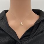 عقد ذهب عيار 18 الوزن 0.73 جرام