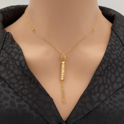 سبحة ذهب عيار 21 تضيف لمسة من الفخامة الوزن 3.82 جرام