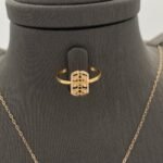 ⁦نصف طقم اطفال ذهب عيار 21 الوزن 3.40 جرام⁩ - الصورة ⁦2⁩