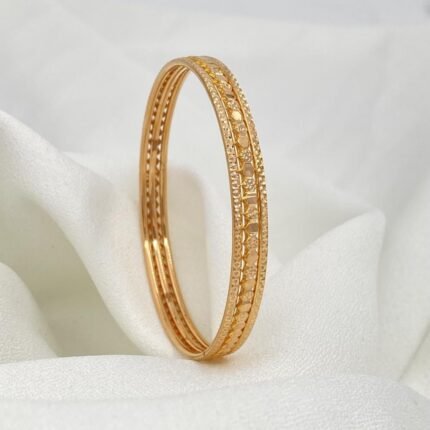 غويشه ذهب عيار 21 الوزن 13.03 جرام ( مقاس 19 )