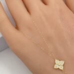 ⁦كف ذهب عيار 18 الوزن 1.84 جرام⁩ - الصورة ⁦4⁩