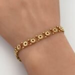 ⁦اسواره ذهب عيار 18 الوزن 6.98 جرام⁩ - الصورة ⁦2⁩