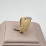 ⁦خاتم ذهب عيار 18 الوزن 3.77 جرام⁩ - الصورة ⁦3⁩