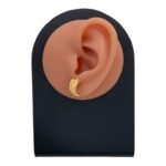 حلق ذهب عيار 18 الوزن 1.50 جرام