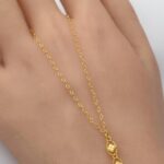 ⁦كف ذهب عيار 21 الوزن 3.92 جرام⁩ - الصورة ⁦3⁩