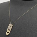 ⁦عقد ذهب عيار 18 الوزن 1.28 جرام⁩ - الصورة ⁦2⁩