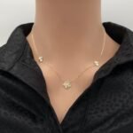 عقد ذهب عيار 18 الوزن 1.44 جرام