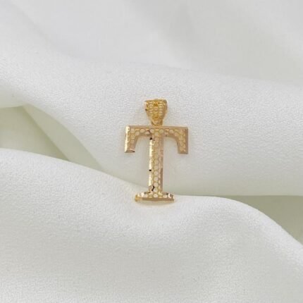 تعليقه حرف T ذهب عيار 21 -R550011