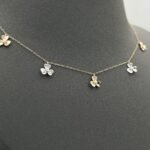 ⁦عقد تشوكر  ذهب عيار 18 الوزن 1.46 جرام⁩ - الصورة ⁦5⁩