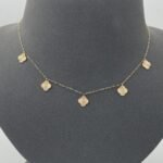 ⁦عقد ذهب عيار 18 الوزن 1.56 جرام⁩ - الصورة ⁦4⁩