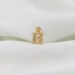 تعليقه حرف H ذهب عيار 21 -R550030