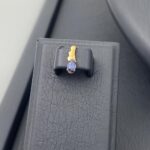 ⁦طقم جناح الصقر ذهب عيار 21 وزن 3.50 جرام بفص ازرق راق⁩ - الصورة ⁦6⁩