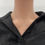عقد ذهب عيار 18 الوزن 2.08 جرام