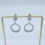 ⁦حلق ذهب عيار 18 الوزن 4.84 جرام⁩ - الصورة ⁦2⁩