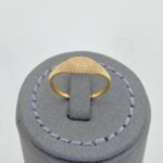 ⁦خاتم ذهب عيار 18 الوزن 1.10 جرام⁩ - الصورة ⁦2⁩