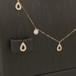 ⁦نصف طقم ذهب مواليد عيار 18 الوزن 1.58 جرام⁩ - الصورة ⁦3⁩