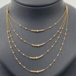 ⁦طقم ذهب عيار 21 الوزن 13.25 جرام⁩ - الصورة ⁦2⁩