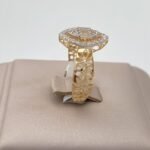 ⁦خاتم ذهب عيار 18 الوزن 2.39 جرام⁩ - الصورة ⁦2⁩